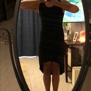 Black Knit Sleeveless Dress